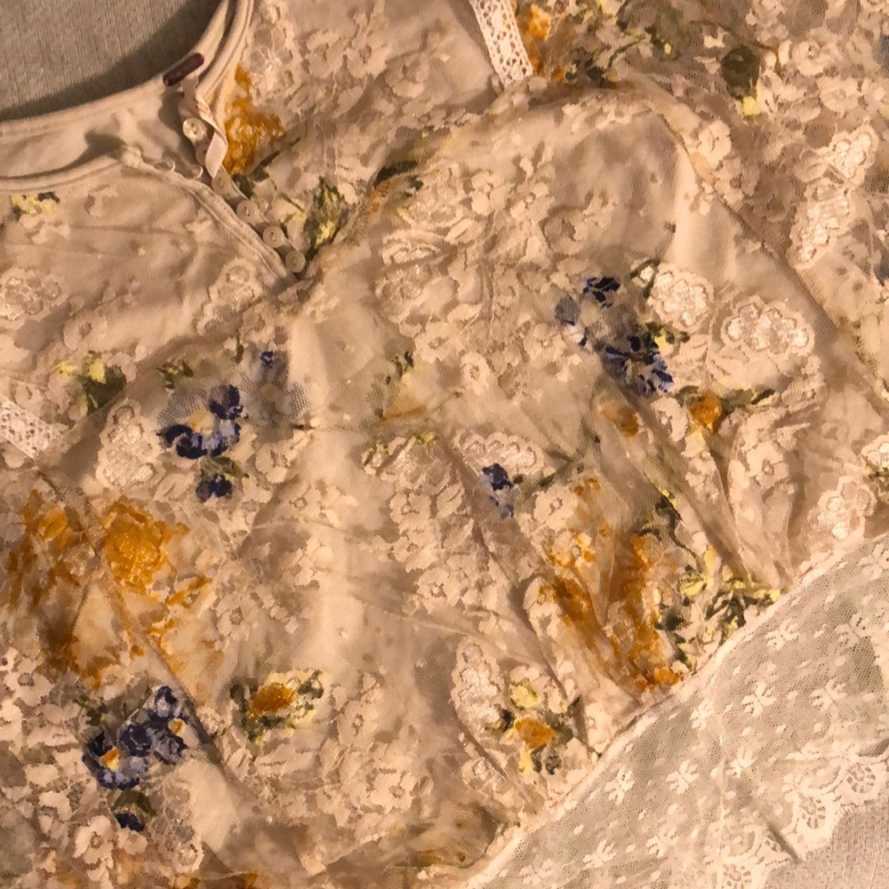 Free people lace shirt